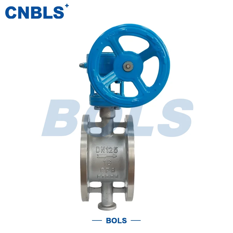 Valvole a farfalla telescopiche in acciaio inox con tenuta metallica